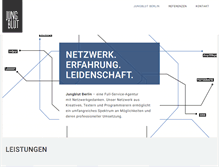 Tablet Screenshot of jungblut.com